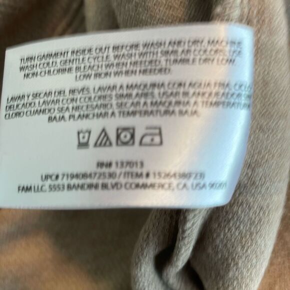 Banana Republic Classic Thermal Shirt Tan Brushed Waffle-Knit Long Sleeve XL - Picture 7 of 7